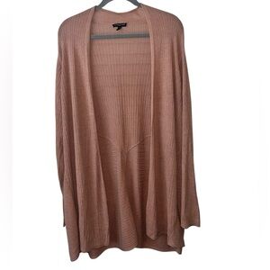 Eileen Fisher Pink Open Front Cardigan
